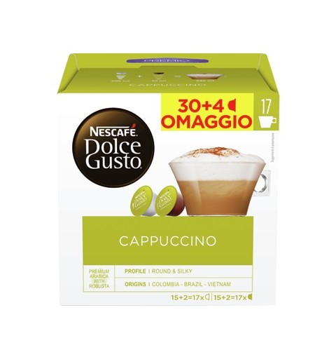 Nescafé Dolce Gusto Cappuccino Cápsula de café 34 pieza(s)