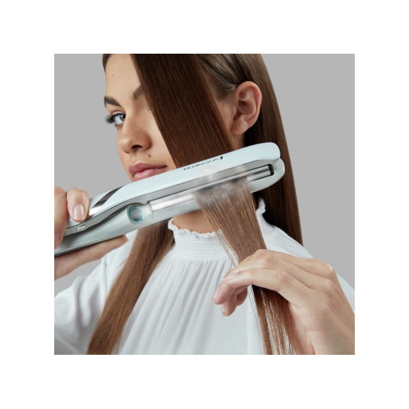 Remington S9001 Plancha de pelo Caliente Blanco 3 m