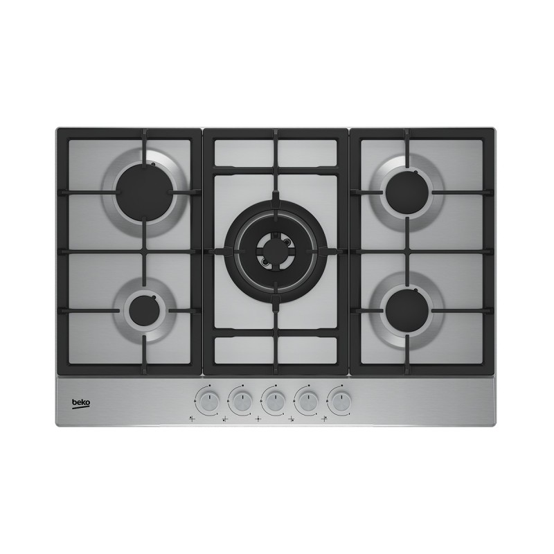 Beko HAW752C5SX Stainless steel Built-in 75 cm Gas 5 zone(s)