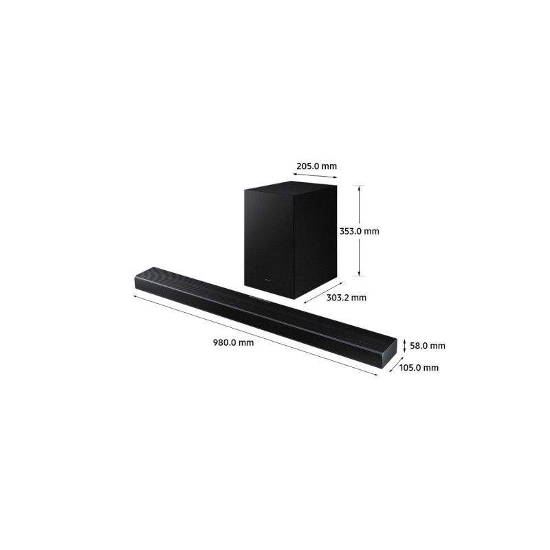 Samsung HW-Q600A Black 3.1.2 channels