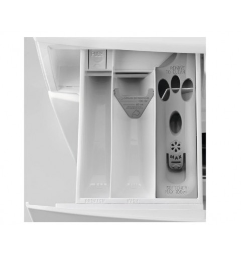 Electrolux EW7F384BI machine à laver Charge avant 8 kg 1400 tr min D Blanc