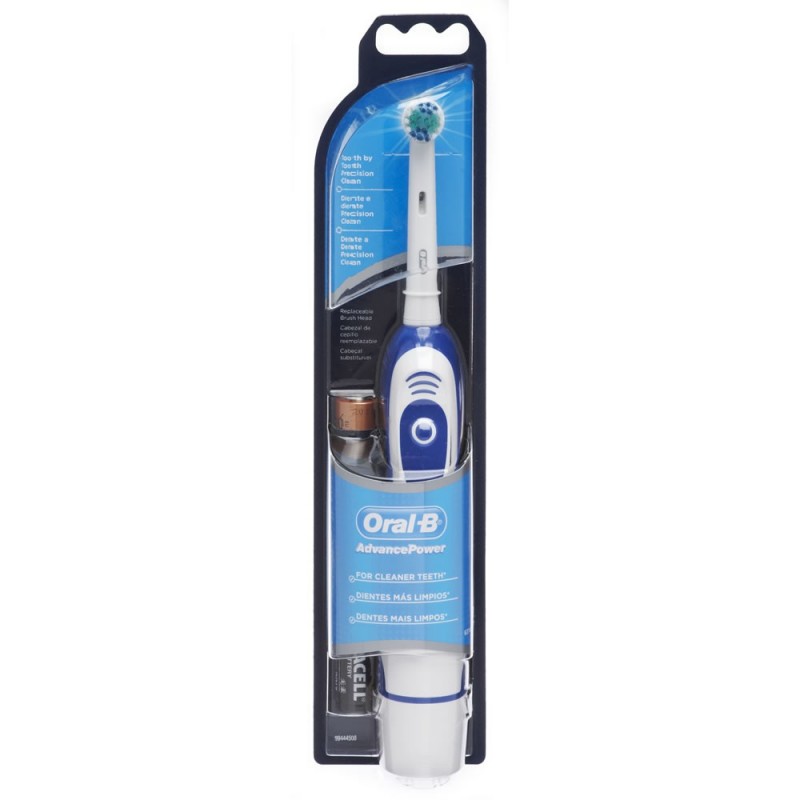 Oral-B AdvancePower Adulto Cepillo dental oscilante Azul, Blanco