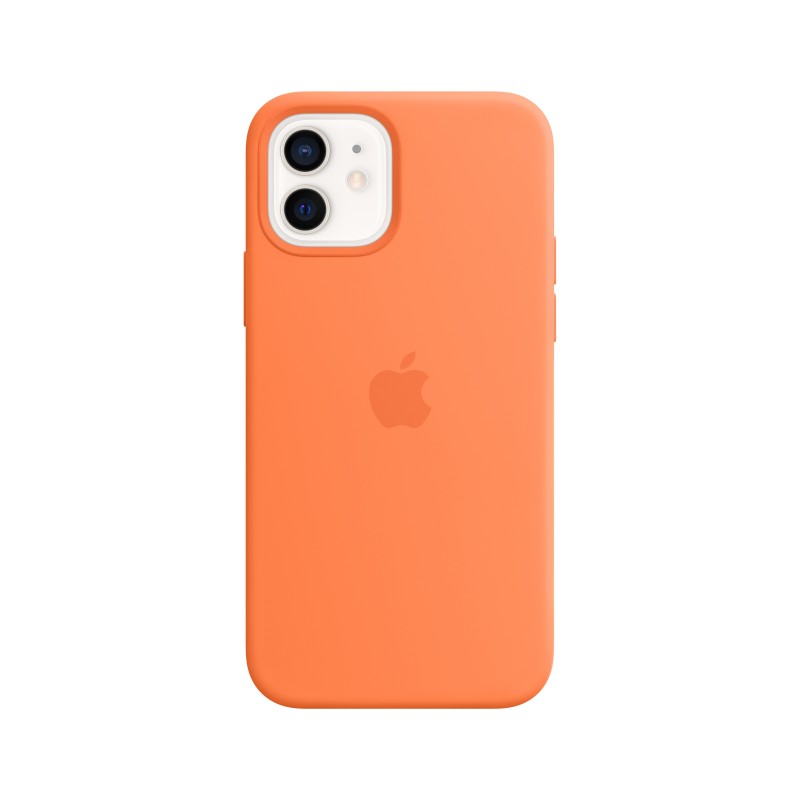 Apple Custodia MagSafe in silicone per iPhone 12 | 12 Pro - Kumquat