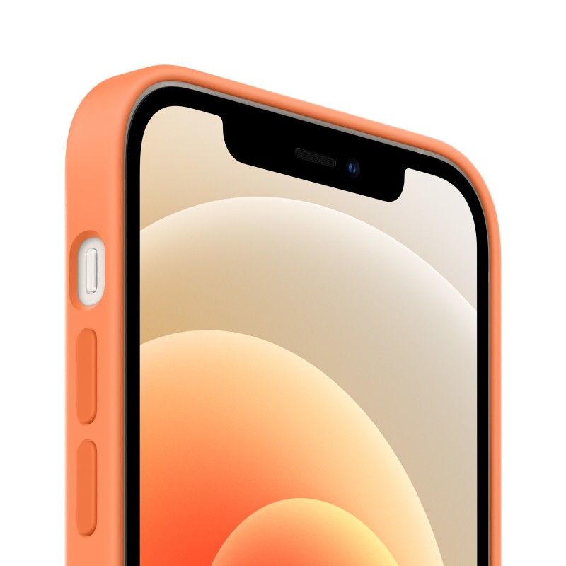 Apple Custodia MagSafe in silicone per iPhone 12 | 12 Pro - Kumquat