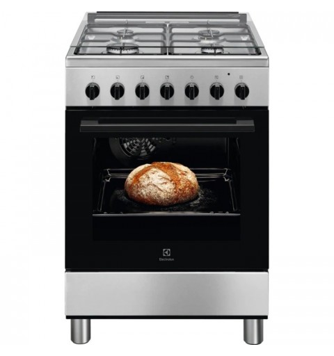 Electrolux LKK620000X Freestanding cooker Gas Stainless steel A