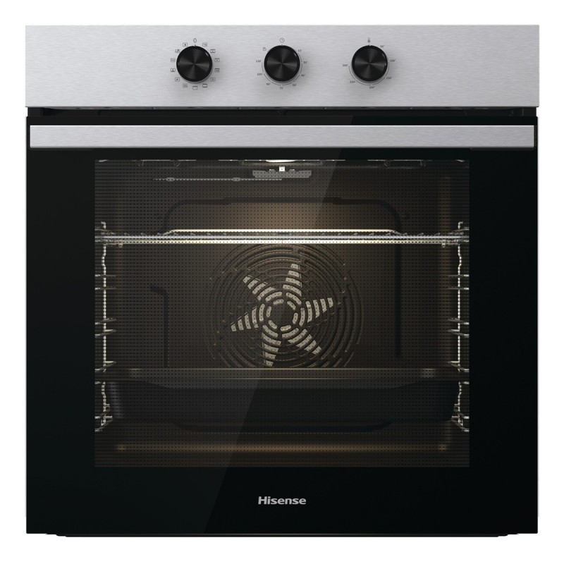 Hisense BI61111AX oven 77 L 3500 W A Black, Grey, Stainless steel