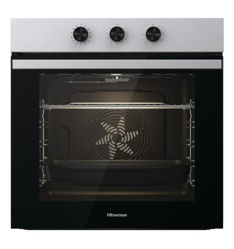 Hisense BI61111AX oven 77 L 3500 W A Black, Grey, Stainless steel