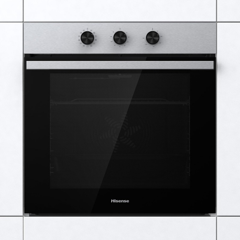 Hisense BI61111AX forno 77 L 3500 W A Nero, Grigio, Acciaio inossidabile