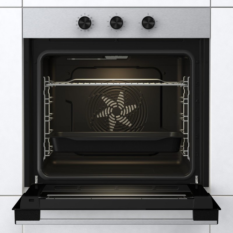 Hisense BI61111AX Backofen 77 l 3500 W A Schwarz, Grau, Edelstahl