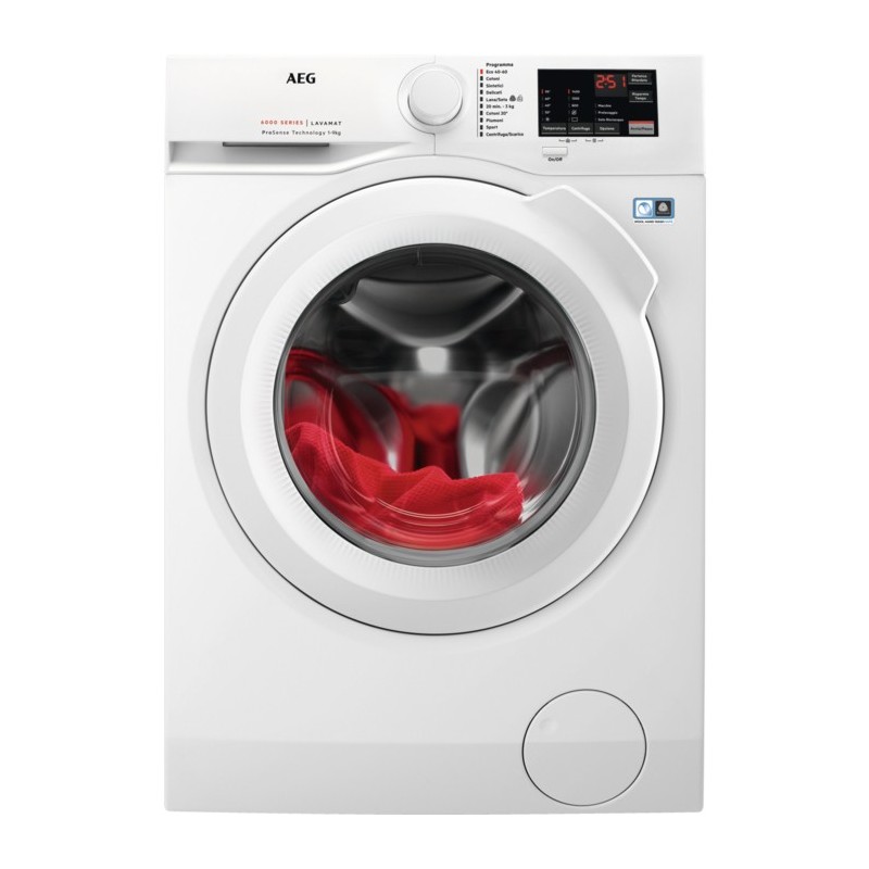 AEG L6FBI943 washing machine Front-load 9 kg 1400 RPM C White