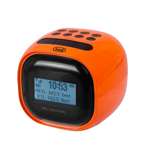 Trevi RC 80D2 DAB ARANCIO Digital alarm clock Orange