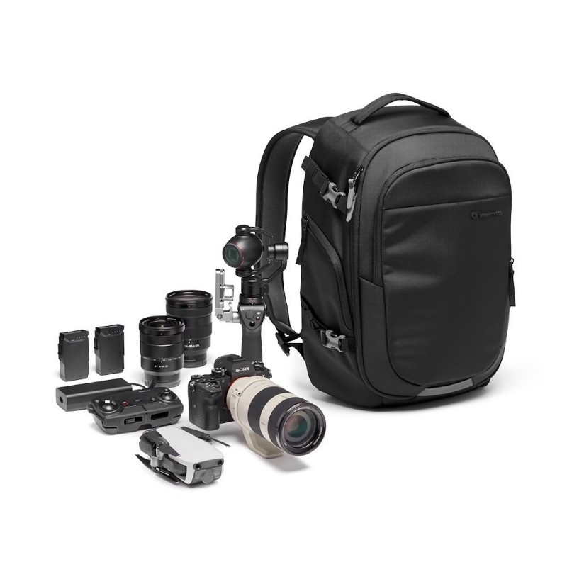 Manfrotto MB MA3-BP-GM estuche para cámara fotográfica Mochila Negro