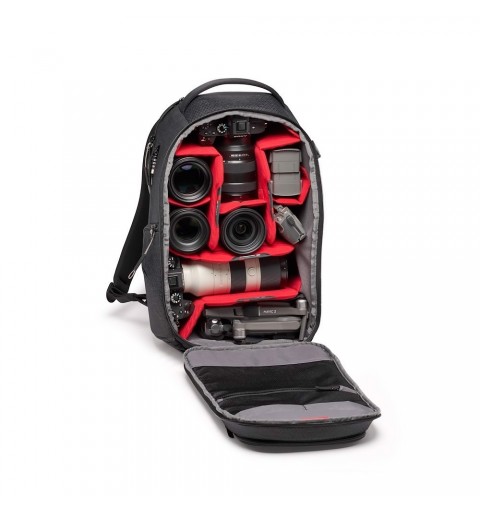 Manfrotto MB PL2-BP-FL-M estuche para cámara fotográfica Mochila Negro