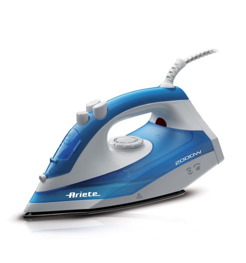 Ariete 6234 Dry & Steam iron Teflon soleplate 2000 W Blue, White