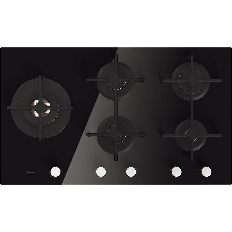 Whirlpool GOA 9523 NB hob Black Built-in Gas 5 zone(s)