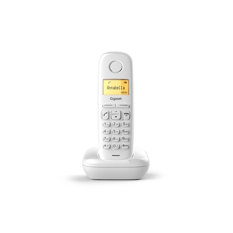 Gigaset A170 Teléfono DECT analógico Identificador de llamadas Blanco