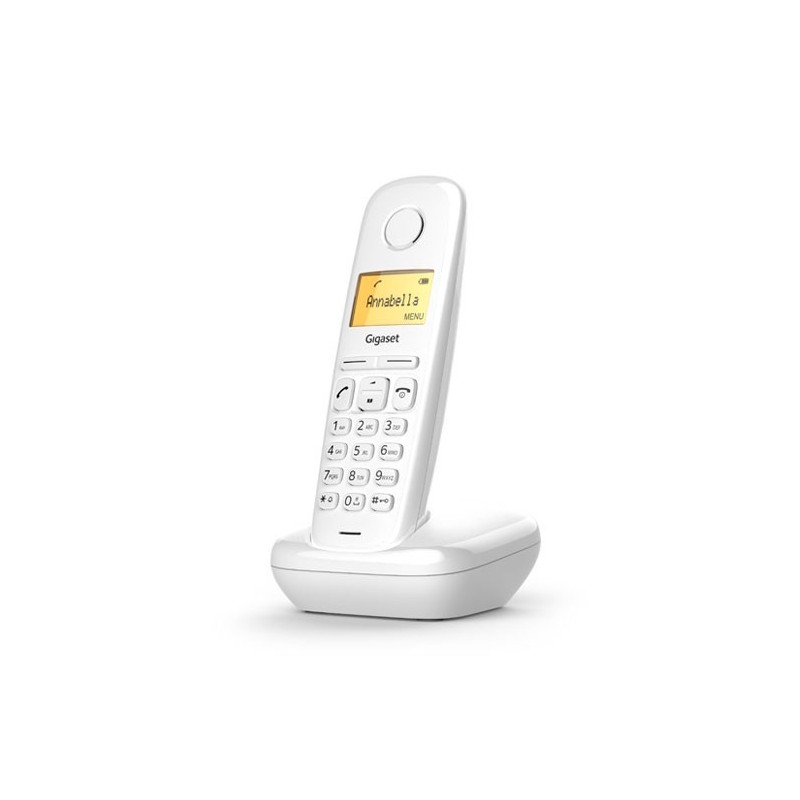 Gigaset A170 Teléfono DECT analógico Identificador de llamadas Blanco