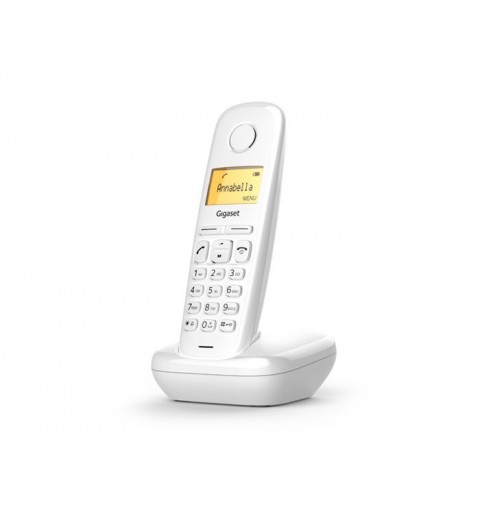 Gigaset A170 Analoges DECT-Telefon Anrufer-Identifikation Weiß