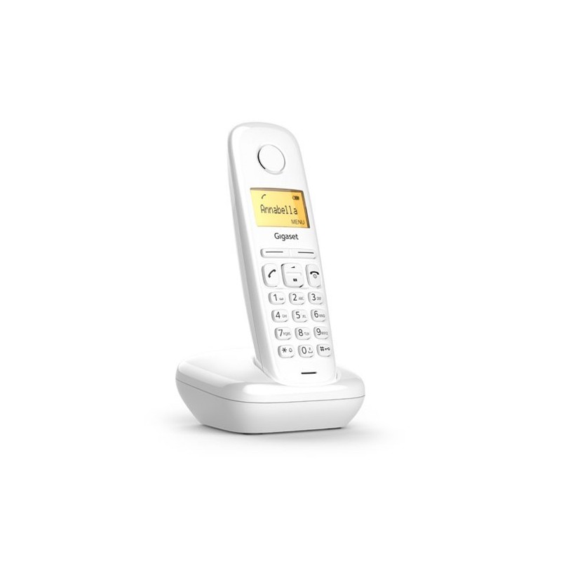 Gigaset A170 Teléfono DECT analógico Identificador de llamadas Blanco