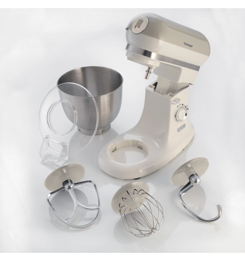 Ariete 1588 food processor 2400 W 5.5 L Beige, White