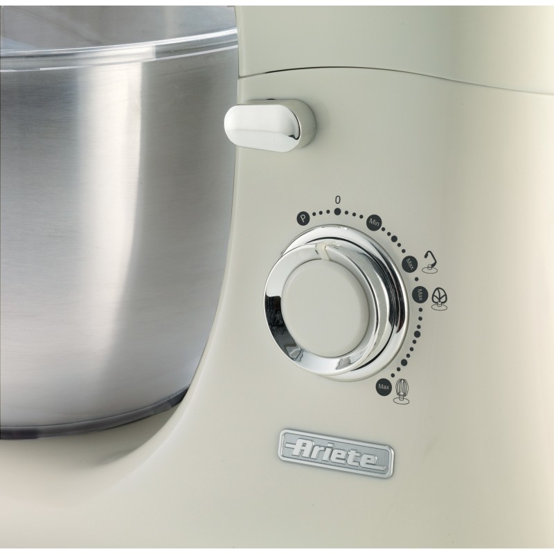 Ariete 1588 Küchenmaschine 2400 W 5,5 l Beige, Weiß