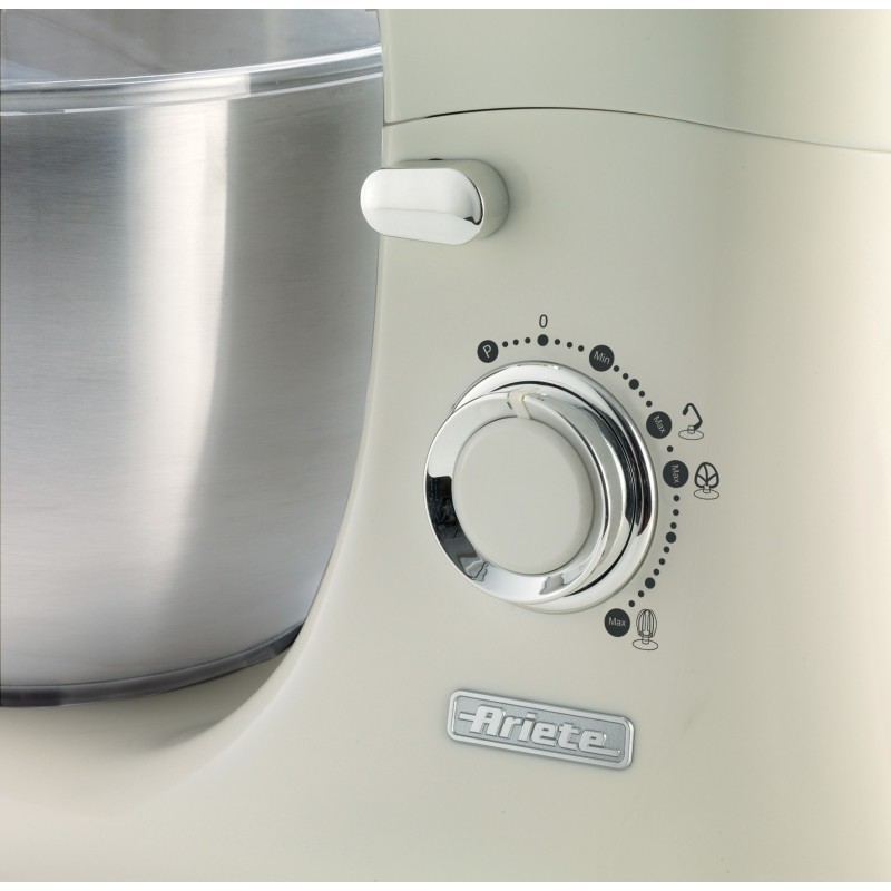 Ariete 1588 robot de cocina 2400 W 5,5 L Beige, Blanco