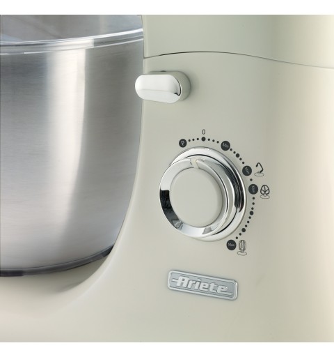 Ariete 1588 robot de cocina 2400 W 5,5 L Beige, Blanco