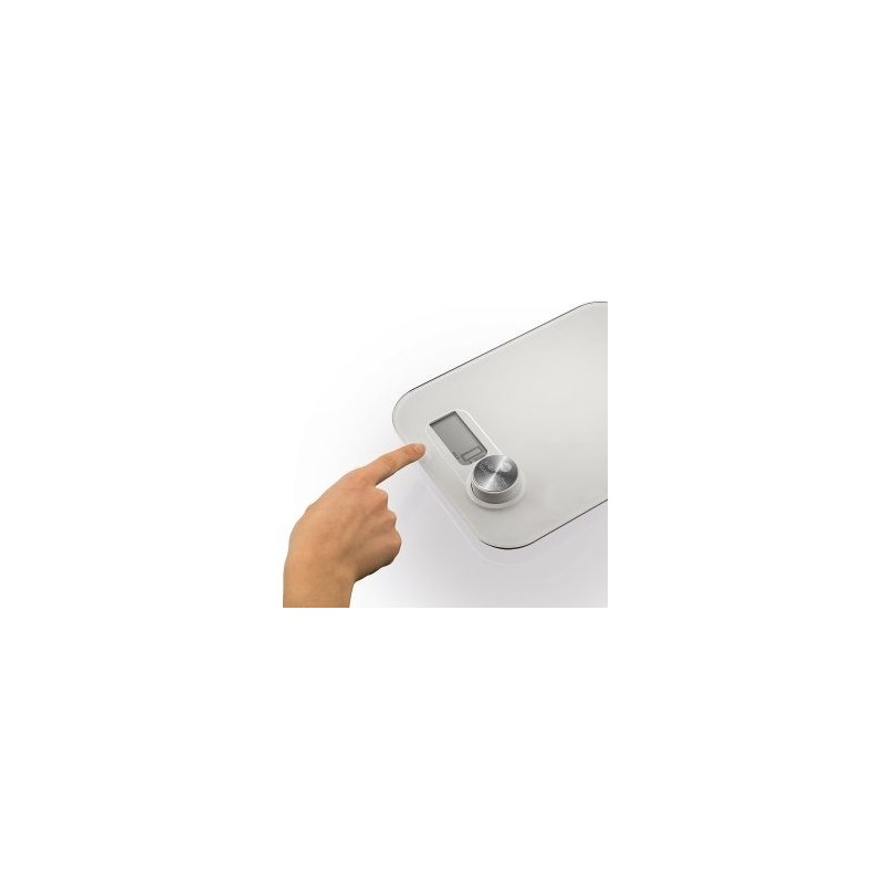 Macom 868 Küchenwaage Weiß Arbeitsplatte Rechteck Elektronische Küchenwaage