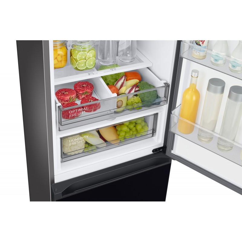 Samsung RB38A7B6D22 réfrigérateur-congélateur Autoportante D Noir