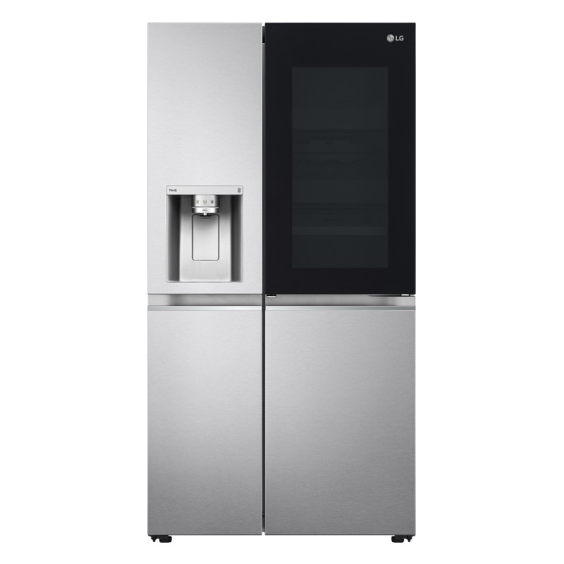 LG InstaView™ ThinQ™ GSXV90BSAE American Fridge Freezer