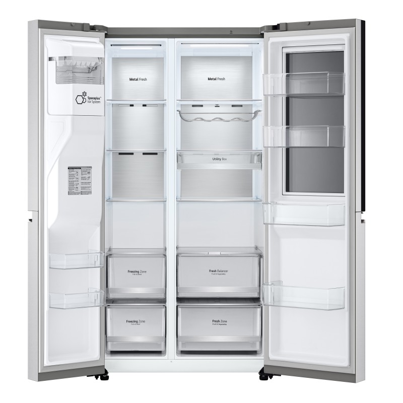 LG InstaView™ ThinQ™ GSXV90BSAE American Fridge Freezer