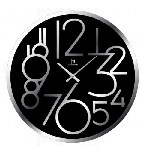 Lowell 14892N reloj de pared Reloj de pared de cuarzo Alrededor Negro
