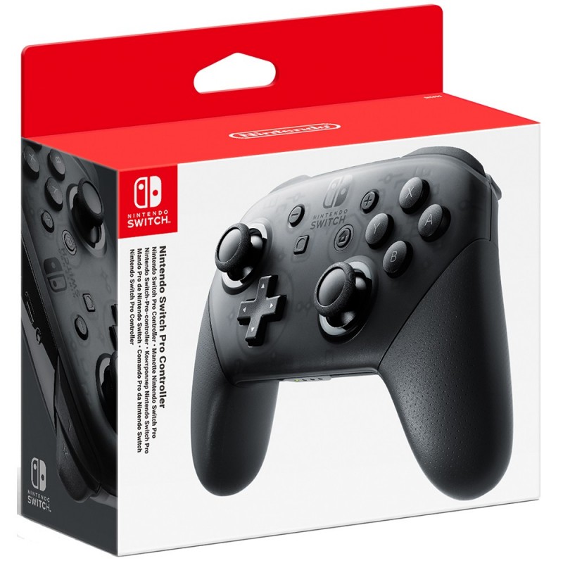 Nintendo Switch Pro Controller Negro Bluetooth Gamepad Analógico Digital Nintendo Switch, PC