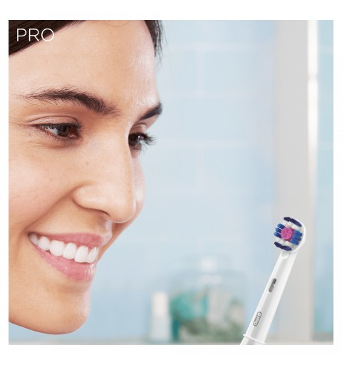 Oral-B PRO 700 Erwachsener Rotierende-vibrierende Zahnbürste Blau, Weiß