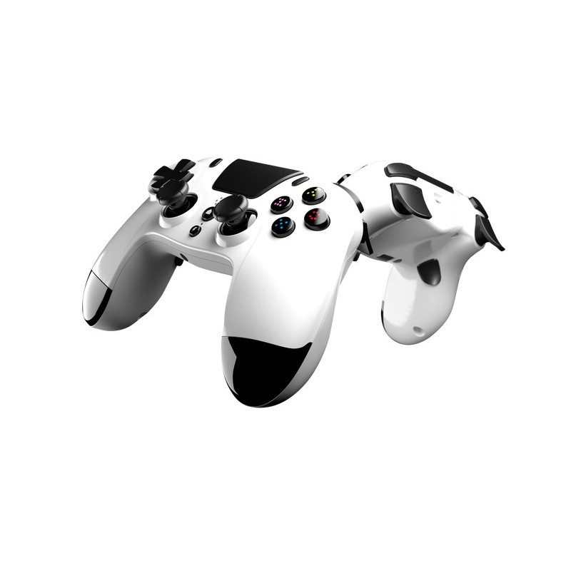 Gioteck VX4 Bianco Bluetooth Gamepad Analogico Digitale PC, PlayStation 4, PlayStation 5