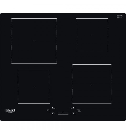 Hotpoint HQ 2260S NE Black Built-in 59 cm Zone induction hob 4 zone(s)