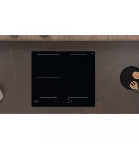 Hotpoint HQ 2260S NE Black Built-in 59 cm Zone induction hob 4 zone(s)