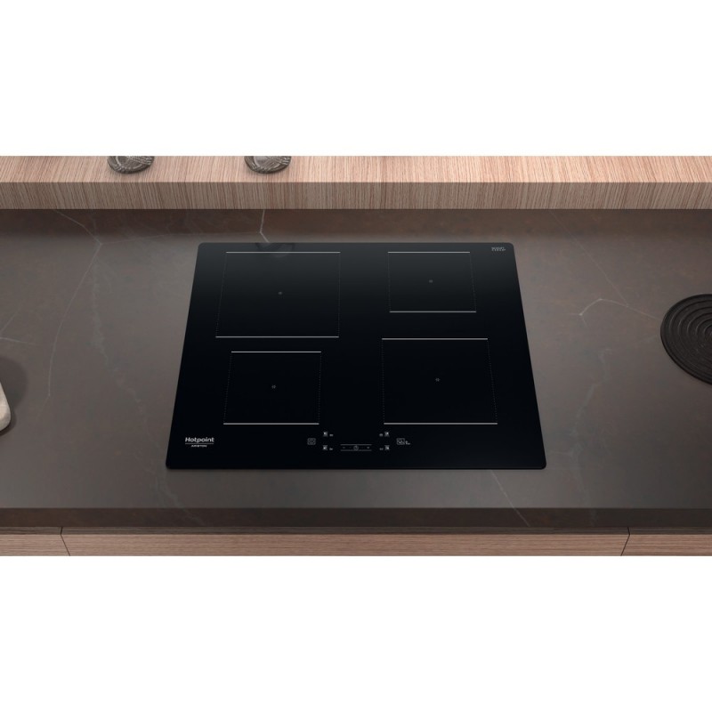 Hotpoint HQ 2260S NE Noir Intégré (placement) 59 cm Plaque avec zone à induction 4 zone(s)