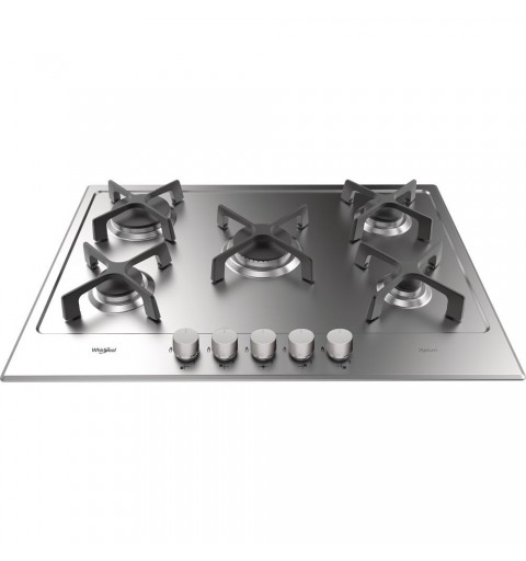 Whirlpool GMA 7514 IXL Plata Integrado 73 cm Encimera de gas 5 zona(s)