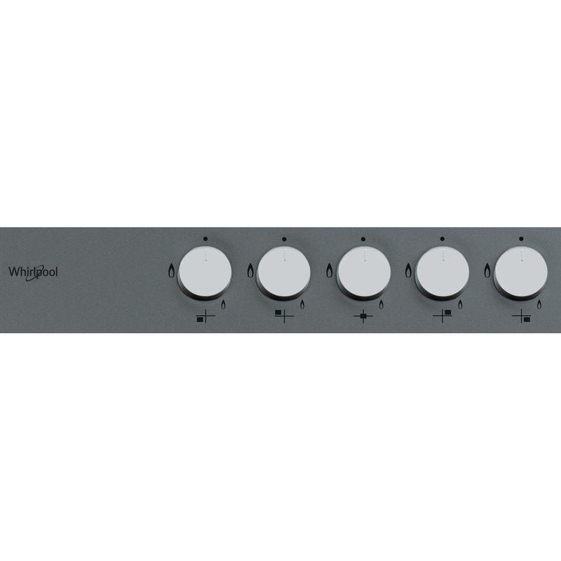 Whirlpool GMA 7514 IXL Plata Integrado 73 cm Encimera de gas 5 zona(s)