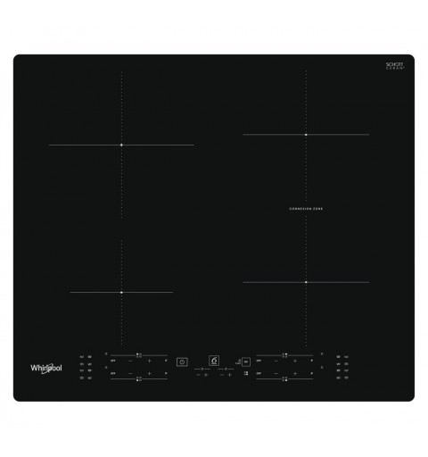 Whirlpool WB B8360 NE hobs Negro Integrado 59 cm Con placa de inducción 4 zona(s)