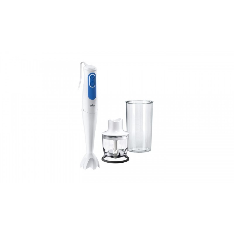 Braun MQ 3020 0,35 L Frullatore da tavolo 700 W Blu, Bianco