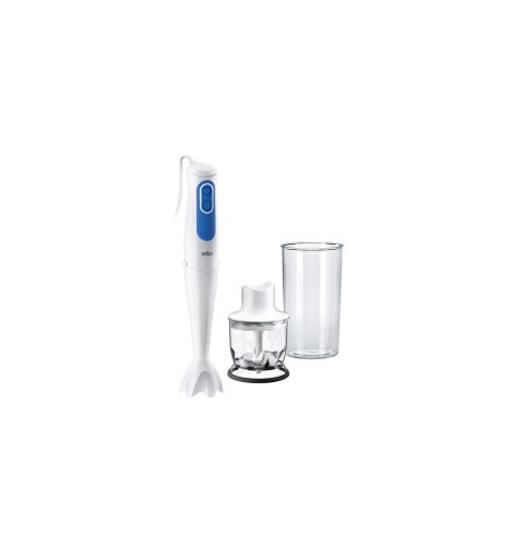 Braun MQ 3020 0,35 L Batidora de vaso 700 W Azul, Blanco