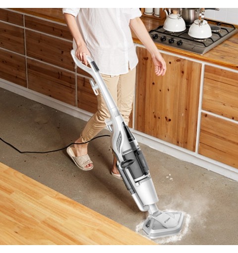 Deerma ZQ990W steam cleaner Upright steam cleaner 0.38 L 1300 W Black, White