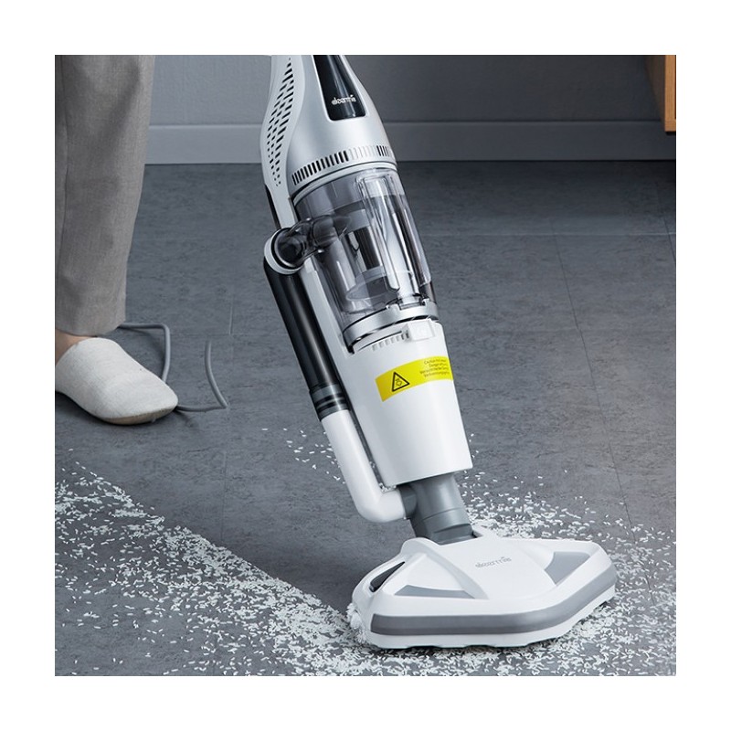 Deerma ZQ990W Pulitore a vapore Pulitore a vapore verticale 0,38 L 1300 W Nero, Bianco