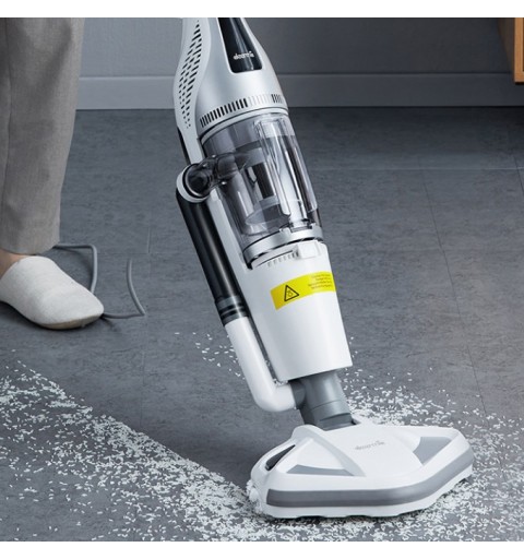 Deerma ZQ990W Pulitore a vapore Pulitore a vapore verticale 0,38 L 1300 W Nero, Bianco