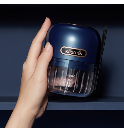 Deerma JS100 electric food chopper 0.15 L 40 W Black, Blue, Transparent