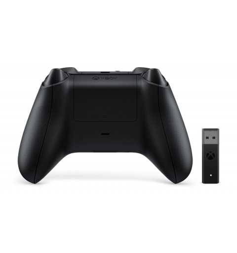 Microsoft Xbox Wireless Controller + Wireless Adapter for Windows 10 Noir Manette de jeu PC, Xbox One, Xbox One S, Xbox One X,