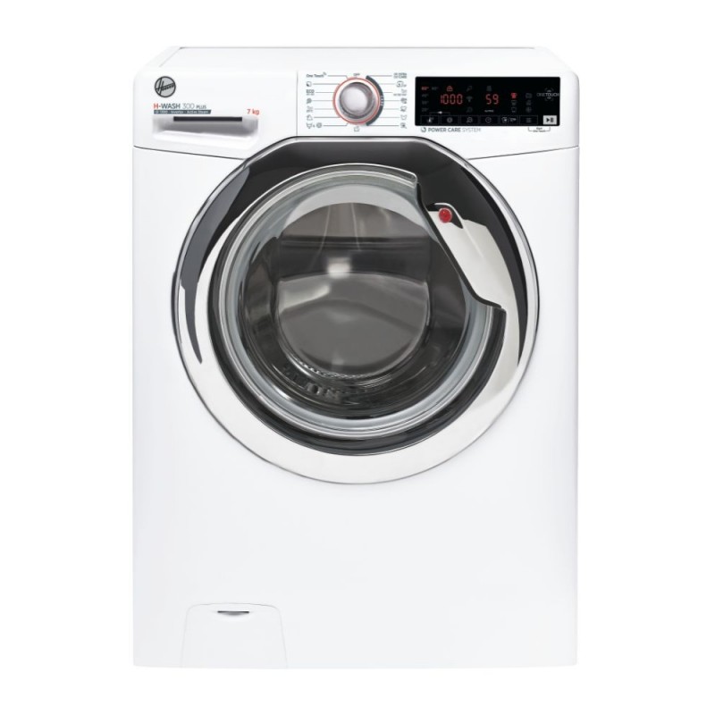 Hoover H-WASH 300 PLUS H3WS437TAMCE 1-S Waschmaschine Frontlader 7 kg 1300 RPM A Weiß