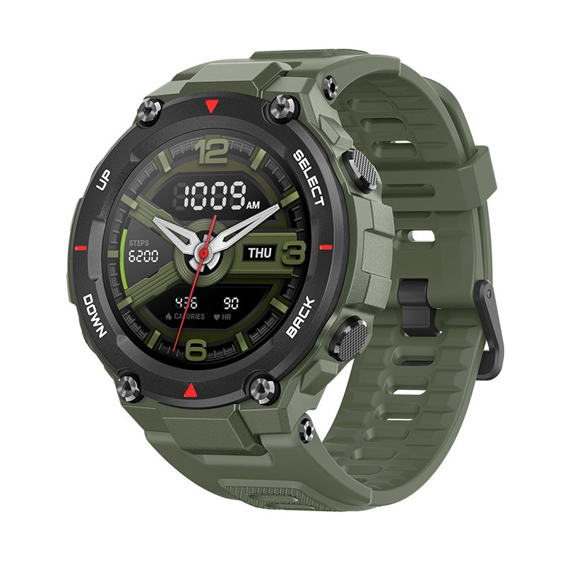 Amazfit T-Rex 3,3 cm (1.3") 48 mm AMOLED Verde GPS (satellitare)